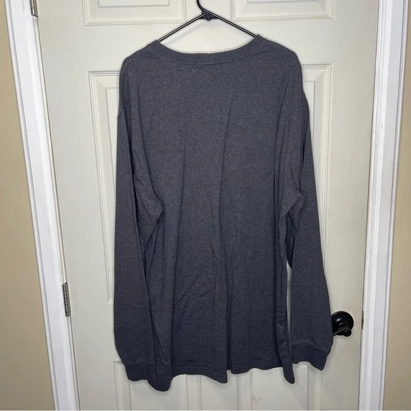Carhartt Men’s Big & Tall Dark Gray Long Sleeve Sz 2XL - Picture 4 of 4